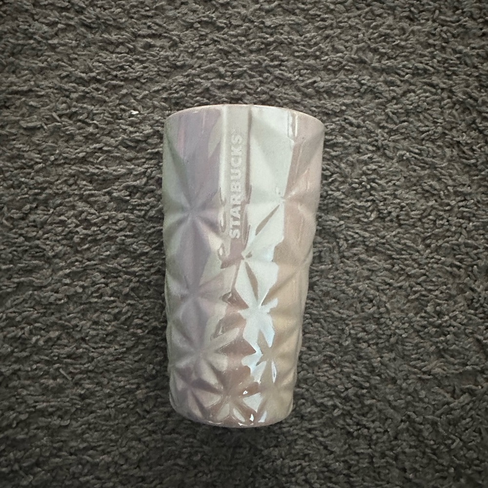 Starbucks Iridescent Prism Ceramic Hot Cup Double Wall
Tumbler New Holiday 2023